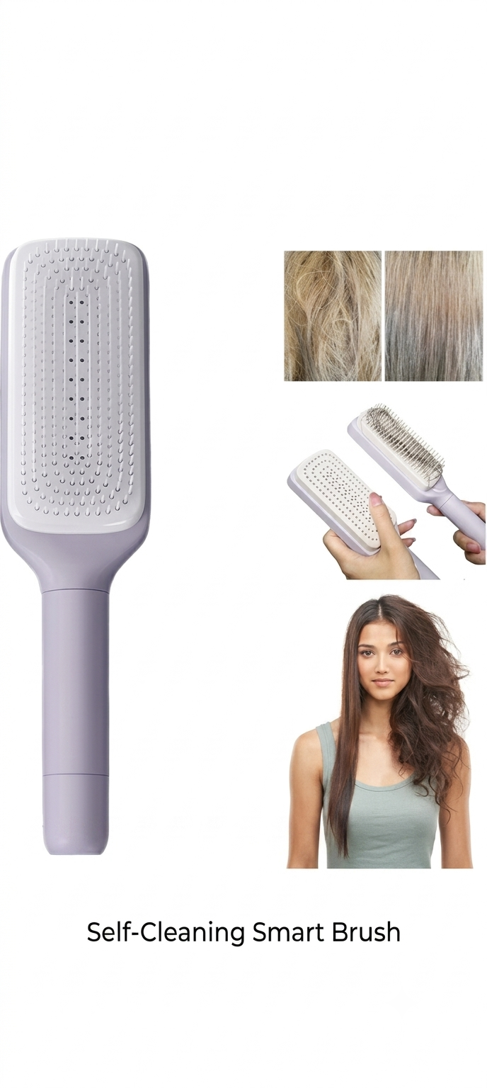 Self-Cleaning Hair brush