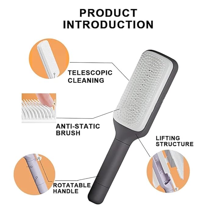 Self-Cleaning Hair brush