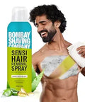 Bombay Shaving Company Sensi Hair Removal Spray - 200g | Painless & Irritation Free Spray (200 ml) | For Chest, Arms, Underarms & Legs | Pleasant Smell | Hair Removal Cream Spray